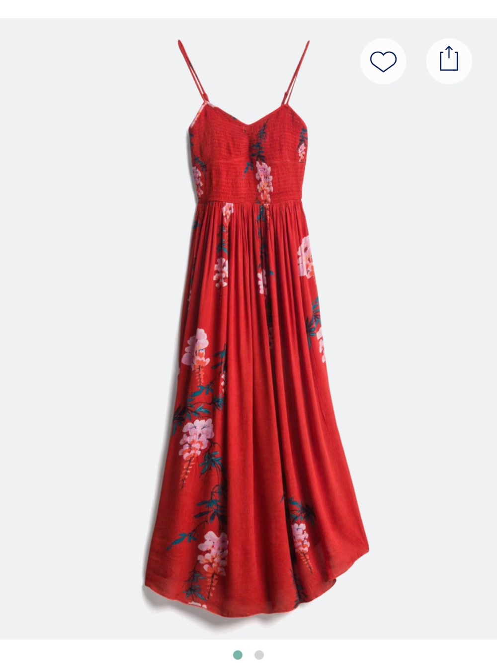 Free People | Beau Smocked Maxi Dress